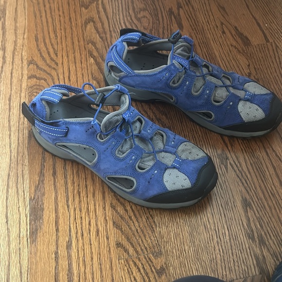 🌿Men's Land’s End Sandals Size 10 Blue Gray🌿 - Picture 3 of 6